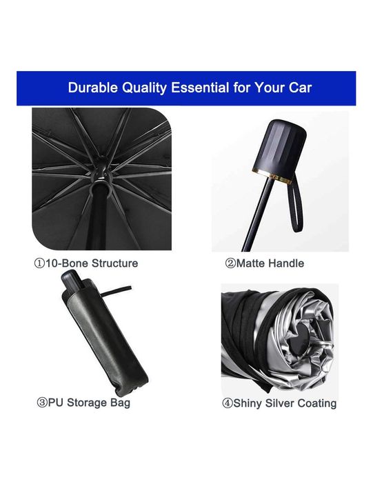 Guarda Sol Dobrável Para Carro