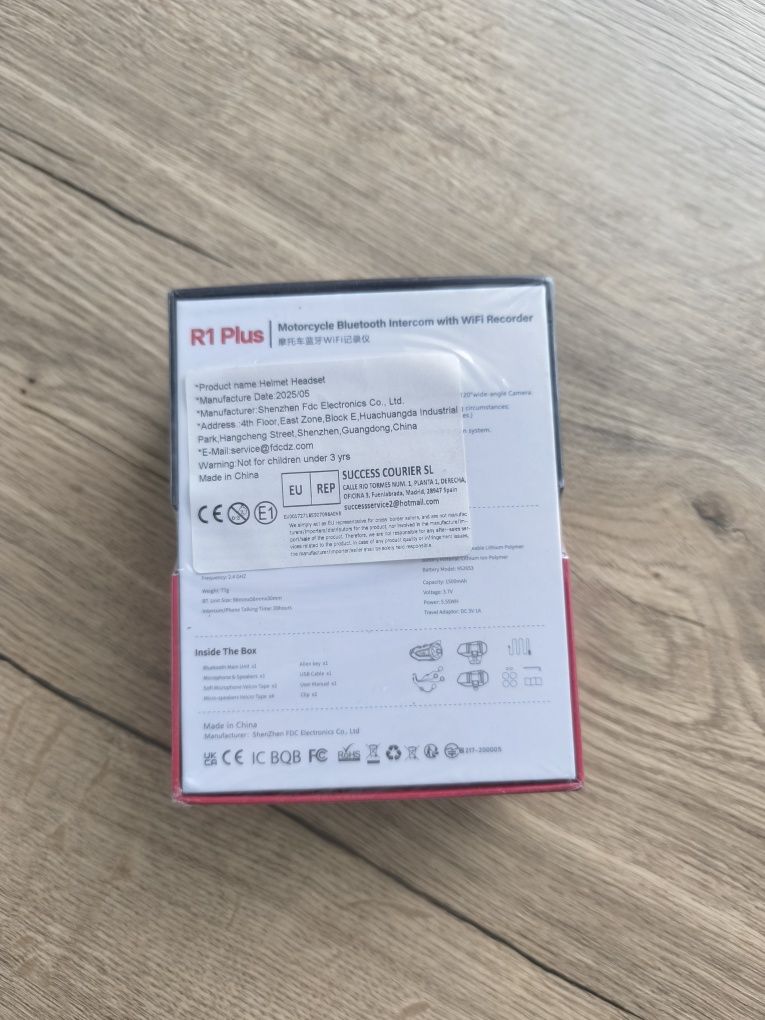 Interkom z wideorejestratorem FreedConn R1 Plus
