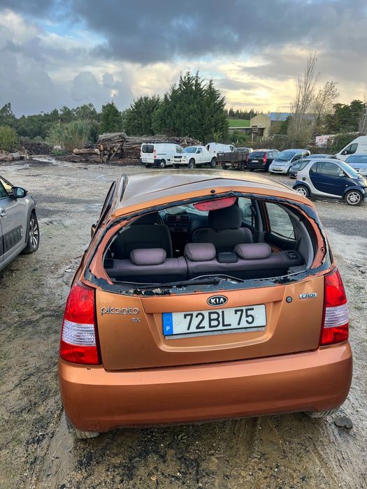 Kia picanto, acidentado, para peças