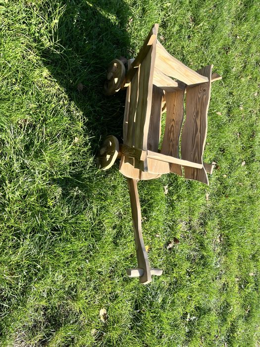 Візок садовий з дерева