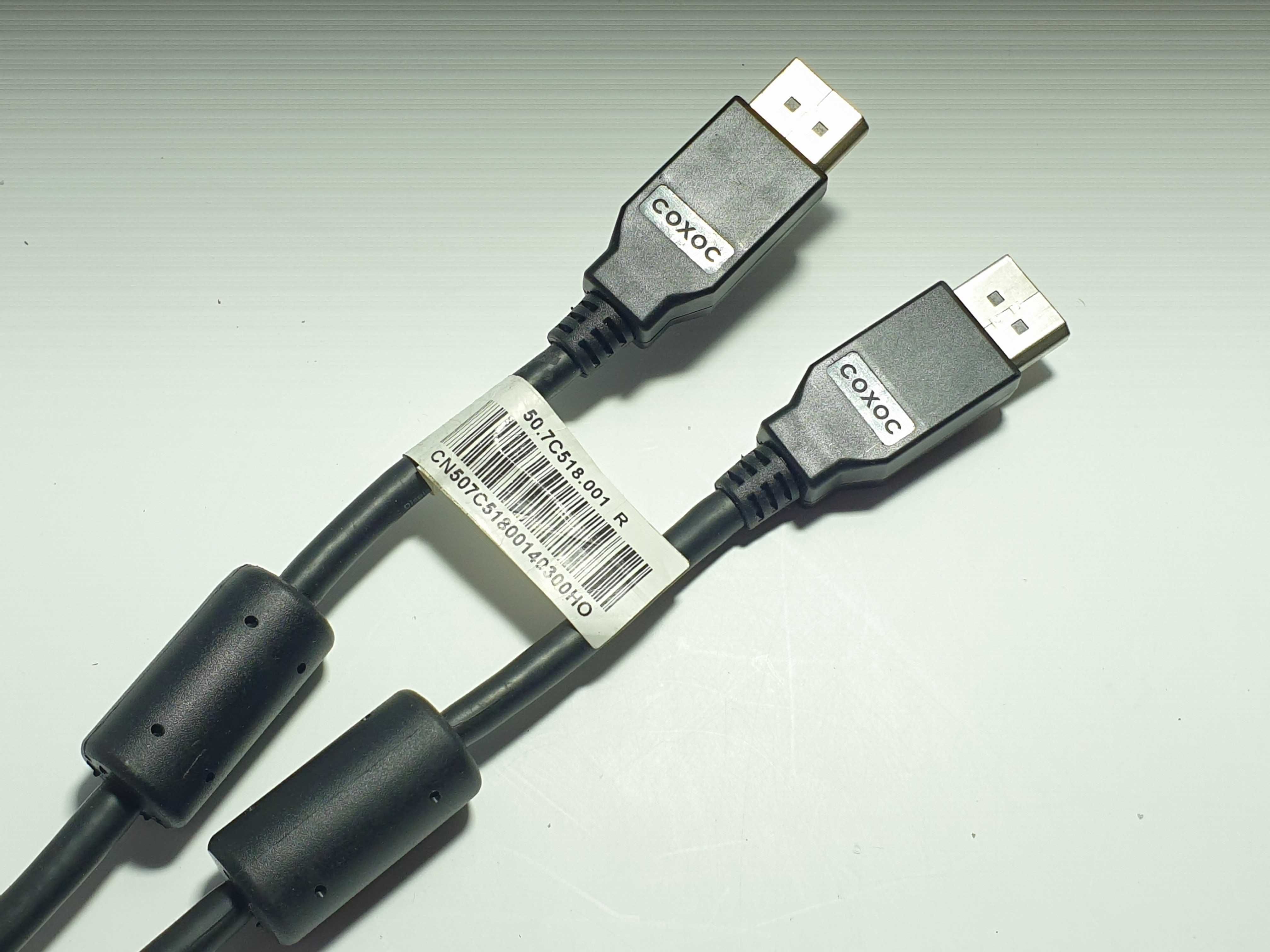 кабель DisplayPort to DisplayPort 4k COXOC 50-7C518-001 1.8м