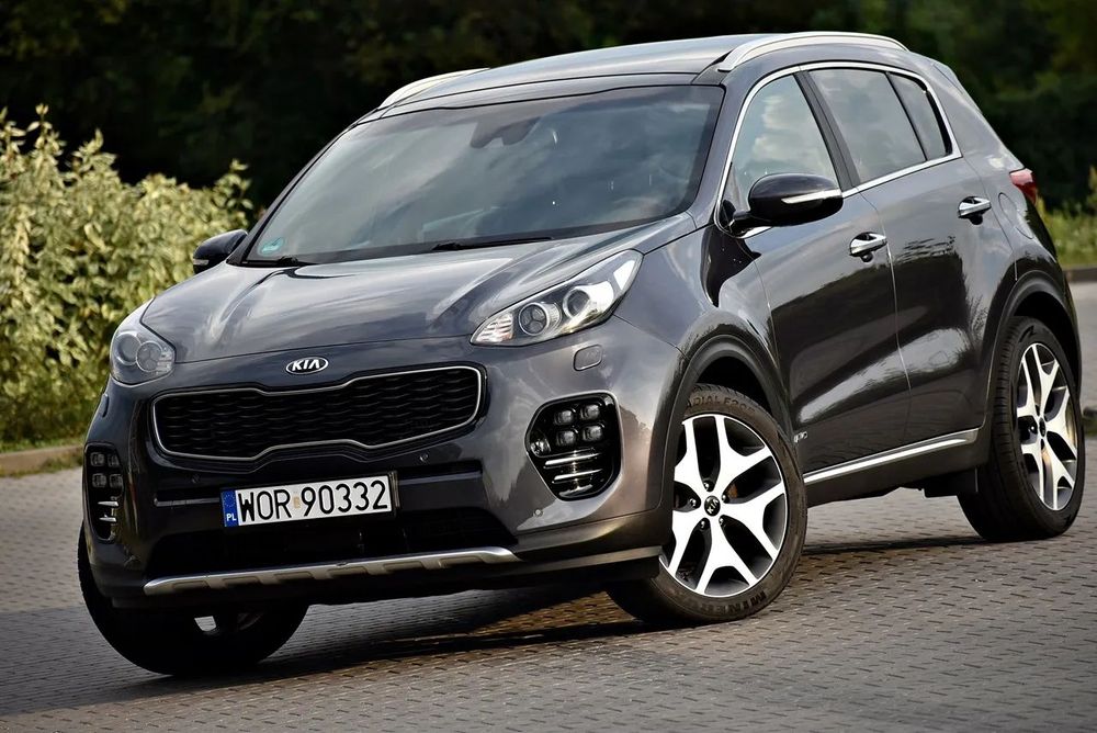 Kia Sportage GT Line 1.6 T-GDI 4X4 Max Wersja Wyposażenia Super Stan !!