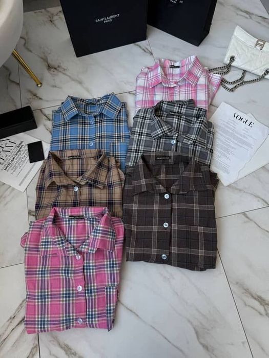 Сорочки в клітинку oversize