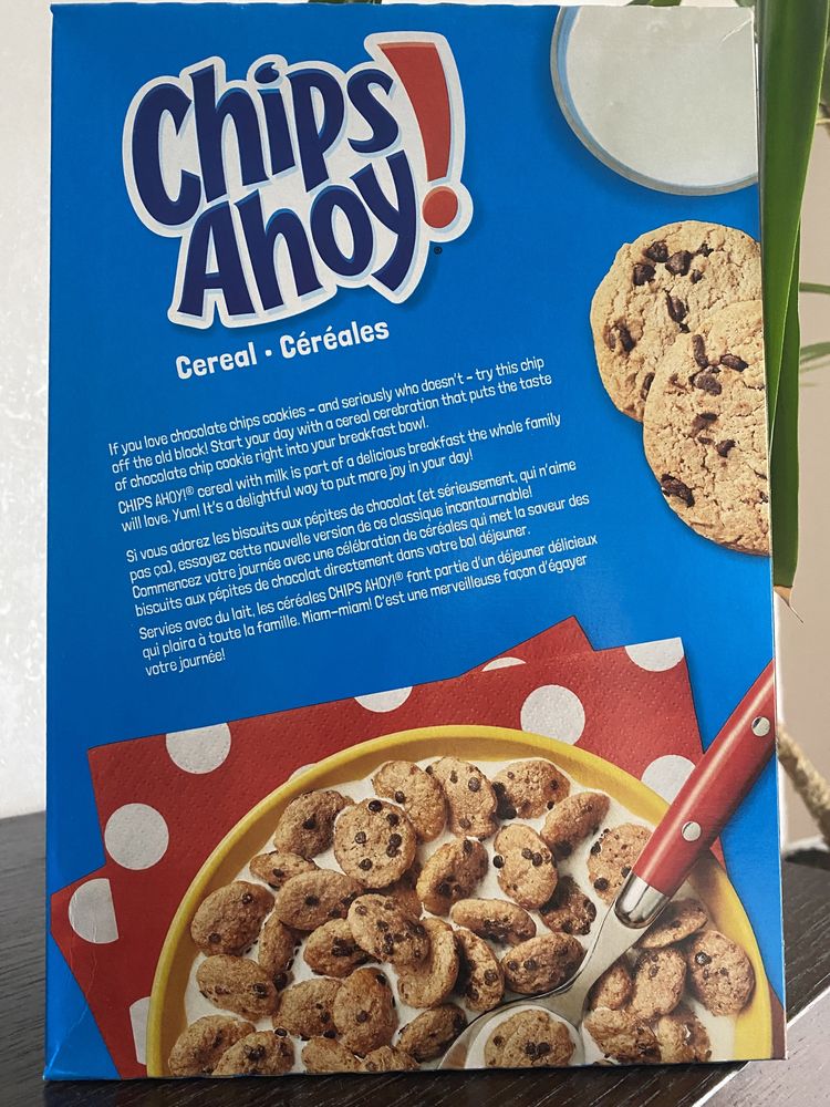 2x Płatki Śniadaniowe Chips Ahoy z USA