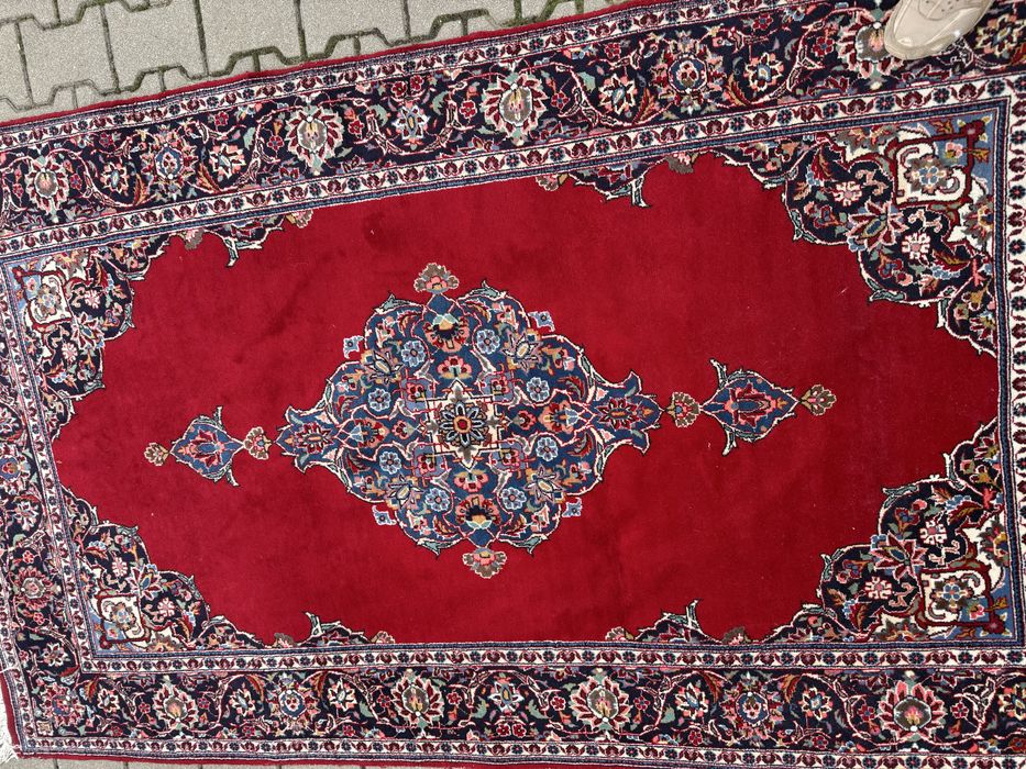 Dywan orientalny w stylu perskim – 244 × 141 cm welniany