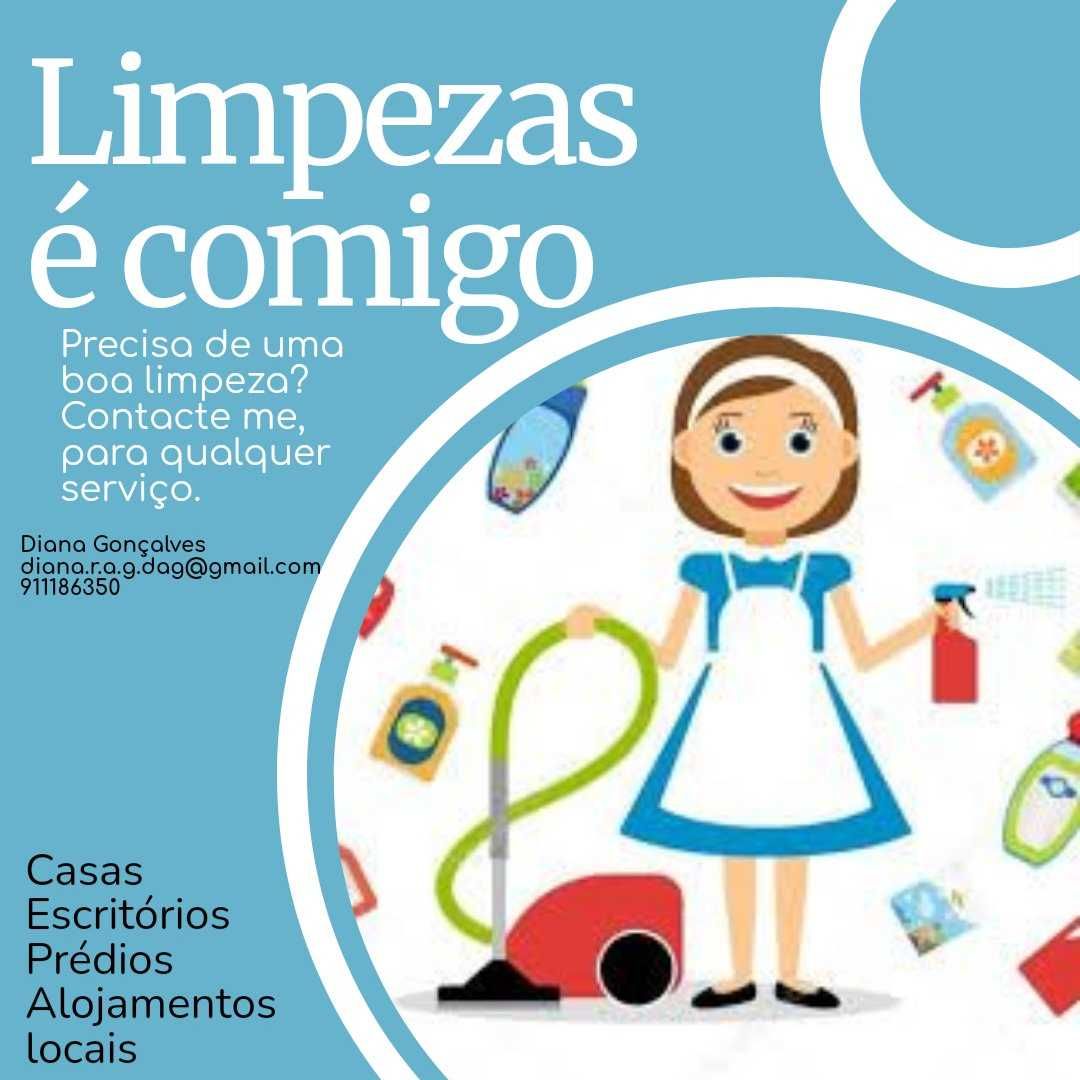 Faço todo o tipo de Limpezas.  LIMPEZAS É COMIGO