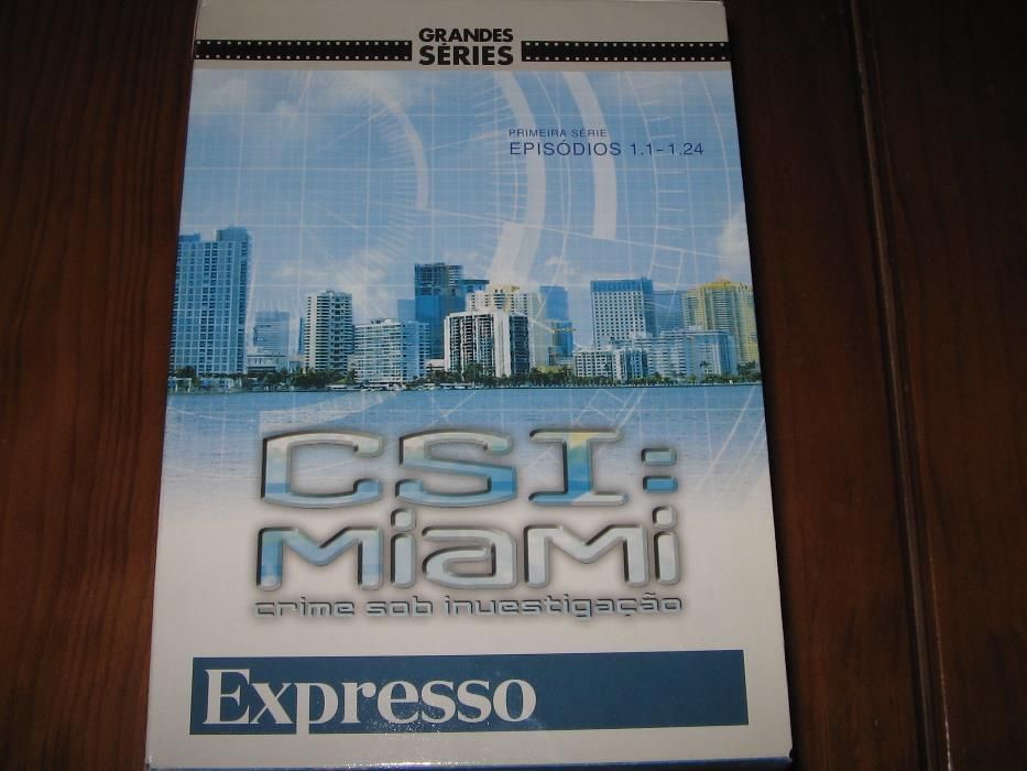 Coleção de 6 DVD (CSI Miami) Edição Expresso