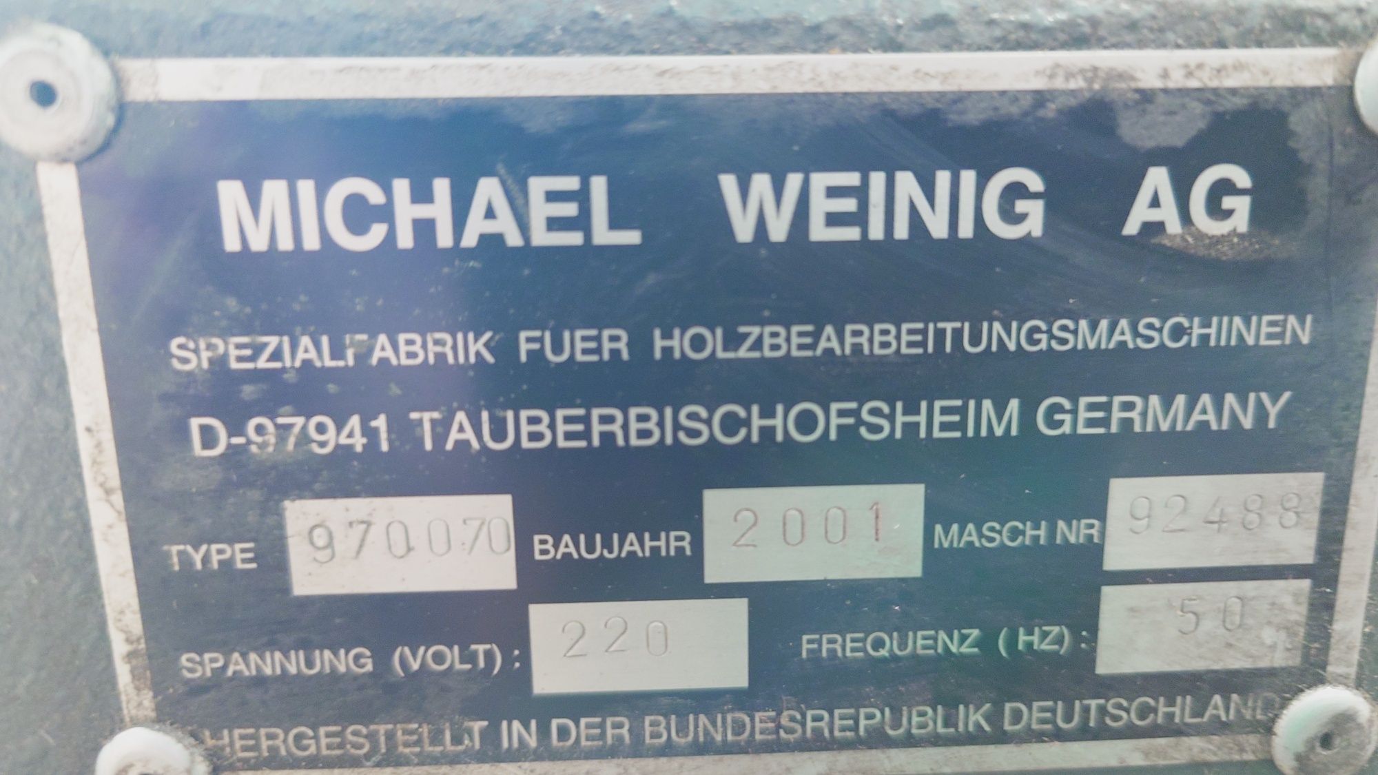 WEINIG Opticontrol !