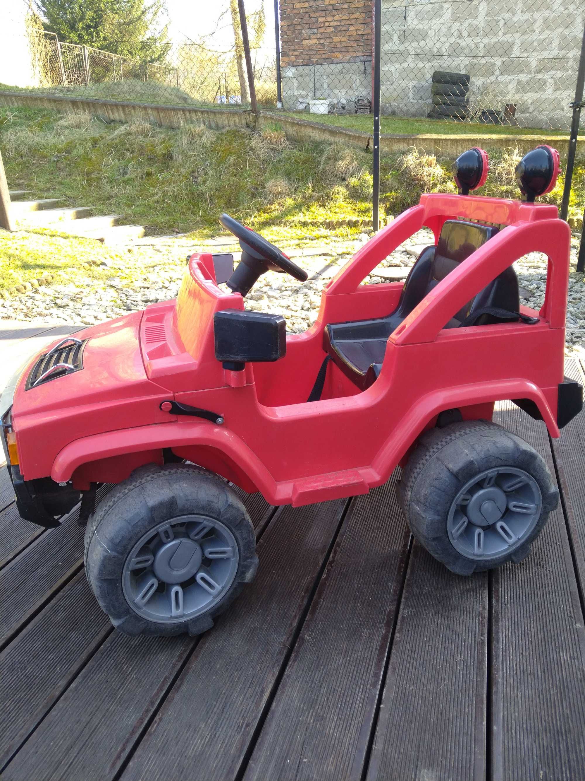 Samochodzik auto jeep terenòwka na akumulator dla dziecka