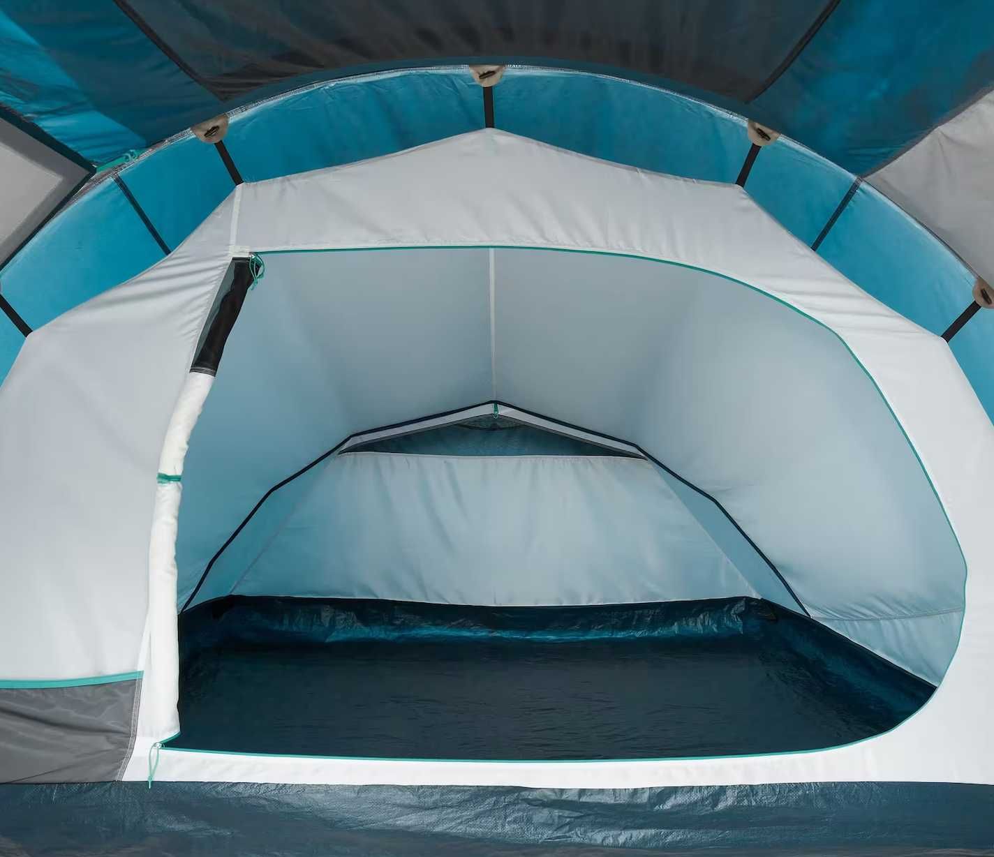 2w1 XXL Mocny Namiot Kempingowy Turystyczny Rodzinny 4osobowy + Lampka
