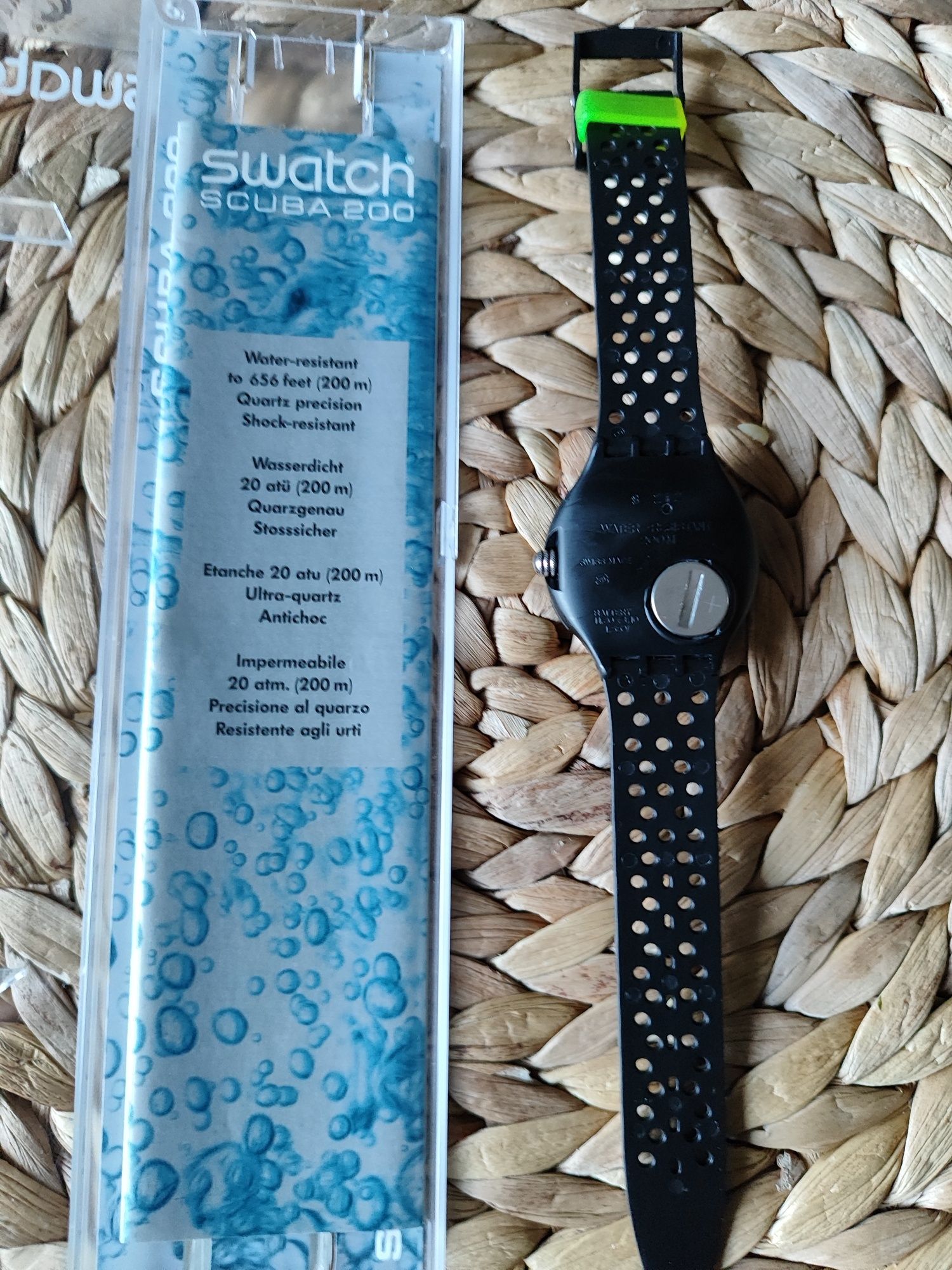 Swatch scuba diving 200 m Chronograf Nowy Rarytas