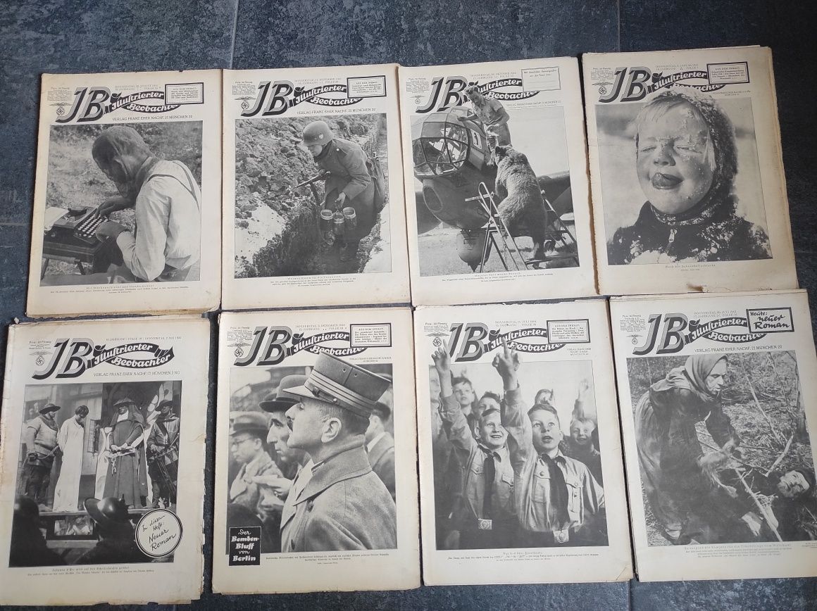 Gazety wojenne Illustrierte Beobachter 43 szt
