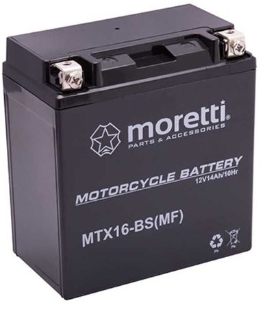 Akumulator AGM YTX16B-BS MTX16-BS Moretti