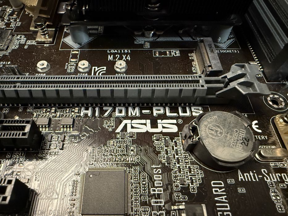 Комплект i3-6100 + ASUS H170M-PLUS + куллер ID-Cooling