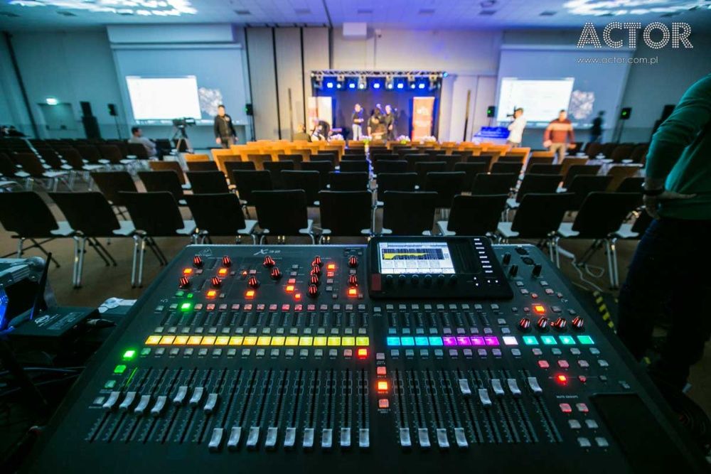 Wynajem nagłośnienia i oświetlenia konferencje, eventy Katowice Śląsk
