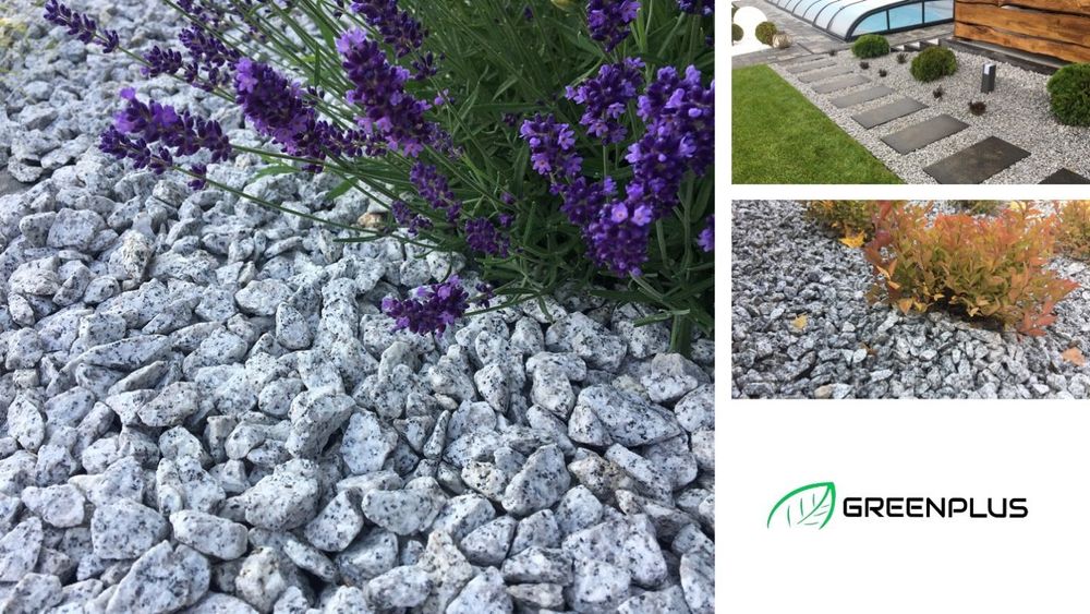 Grys granitowy Dalmatyńczyk 16-22mm kamień dekoracyjny ogrodowy