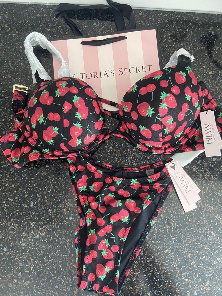 Купальник со стразами , купальник, Victoria Secret, 34B, s, 75В, с