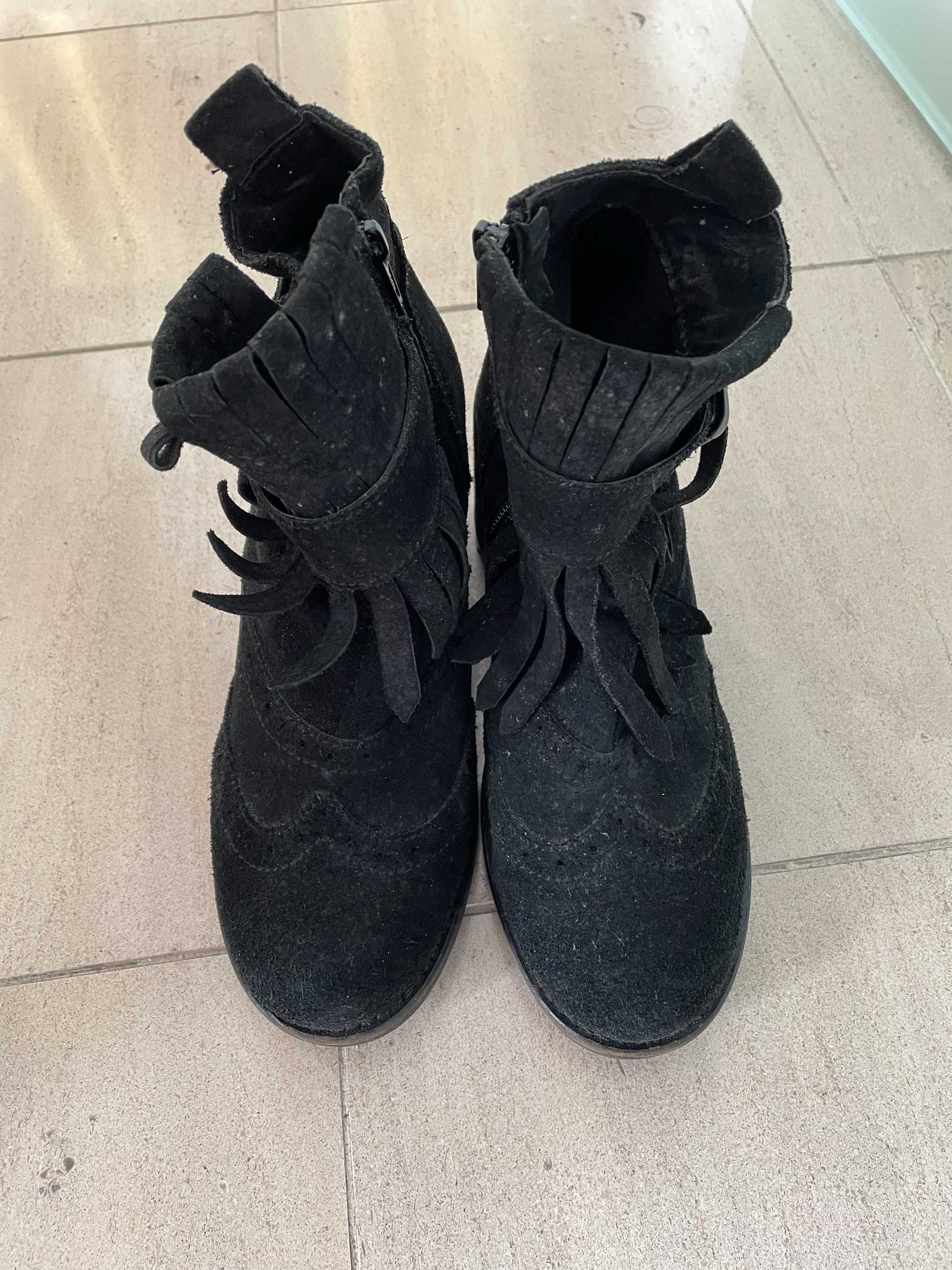Botas Camurça Pretas