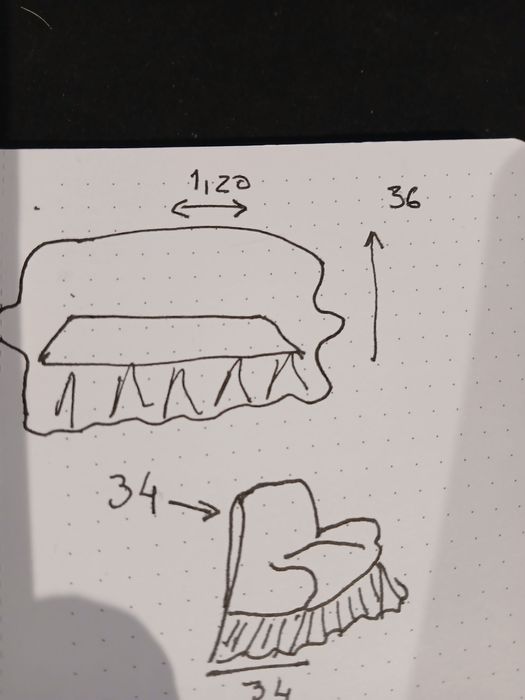 Sofá 2 lugares - antigo