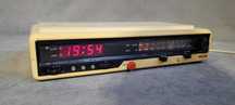Radio z zegarem Philips PZ 1. Lata 70.