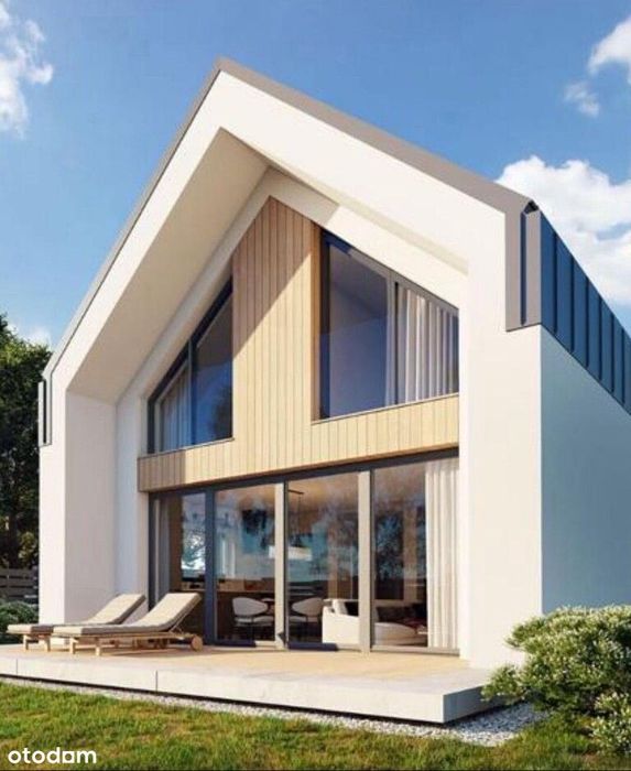 Wolnostojący dom stodoła fotowoltaika w cenie