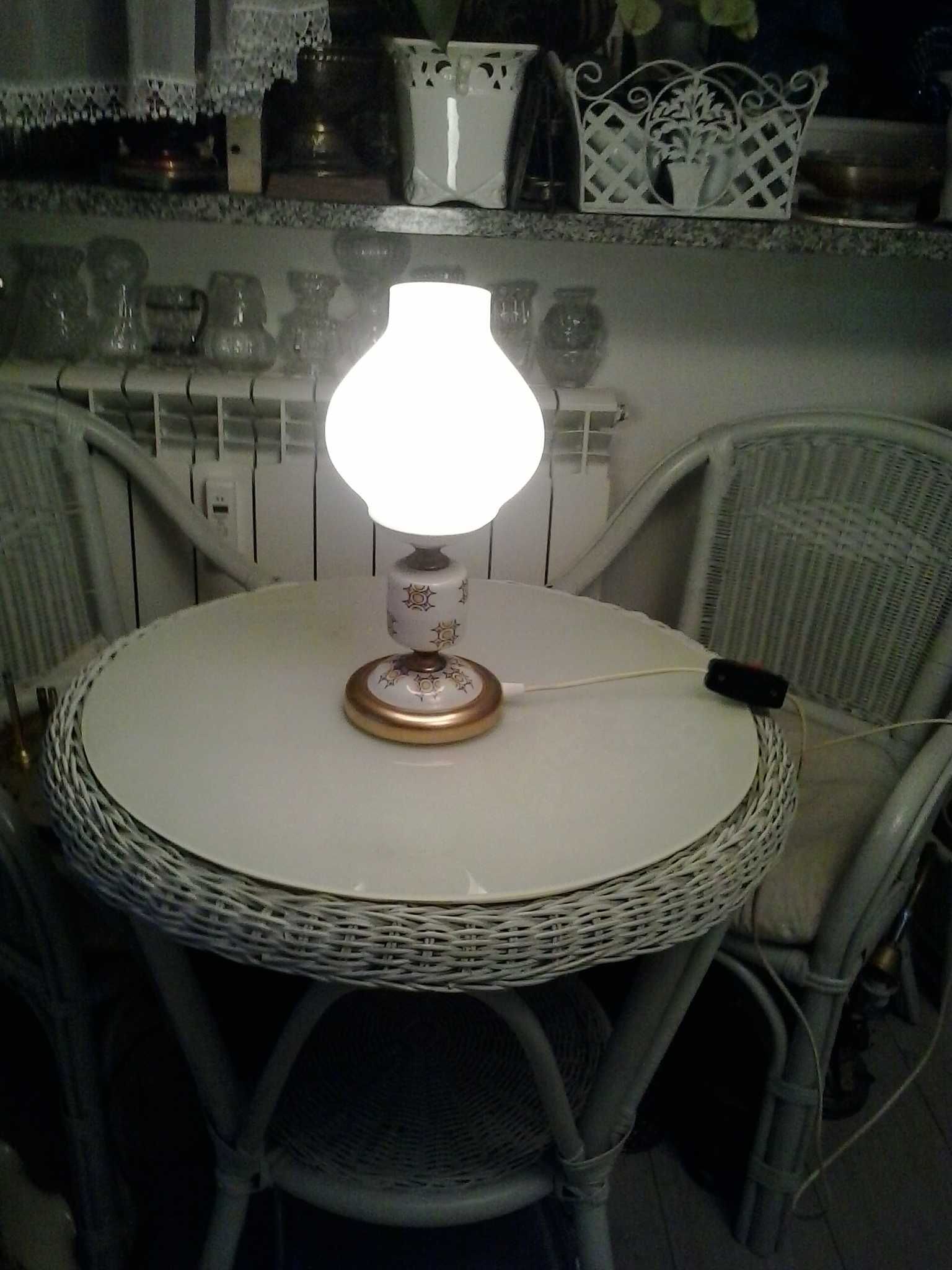 Lampka retro wys. ok. 32 cm