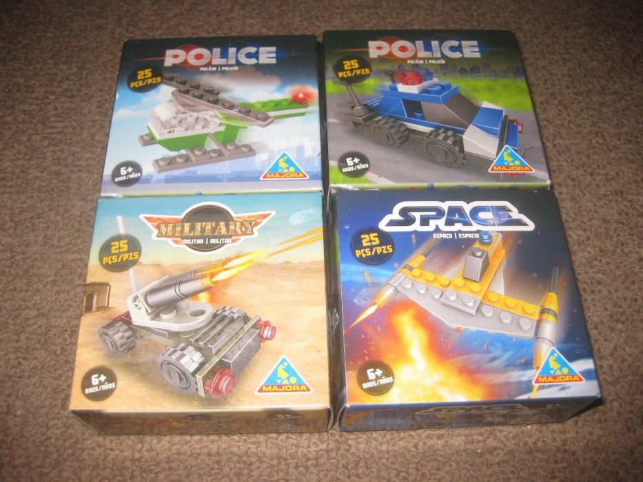 4 Brinquedos para Construir, Estilo Lego/Embalados!