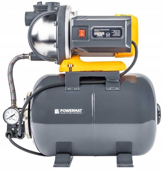Pompa hydroforowa hydrofor do wody zbiornik 24l 900w zestaw 6500l/h