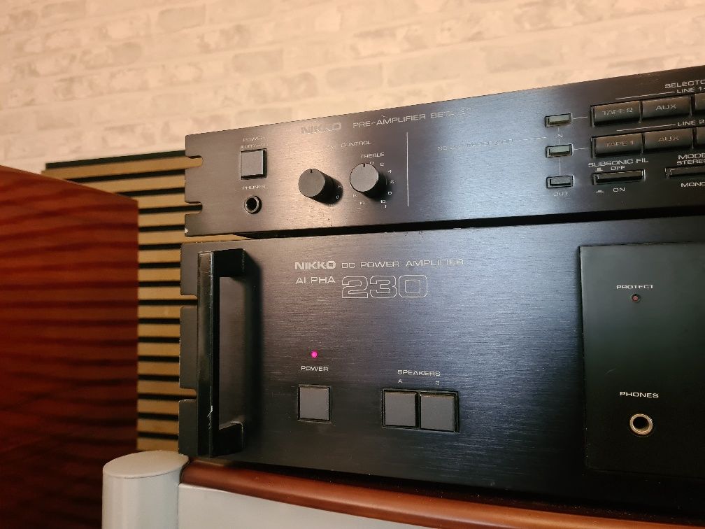 Nikko Alpha 230 Beta 30 koncowka z przedwzmacniaczem stereo