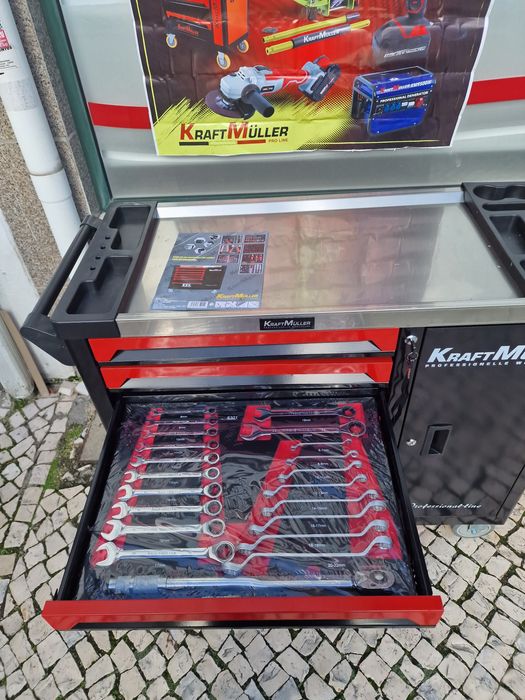 Carinho De ferramenta de 7 gavetas completas novo