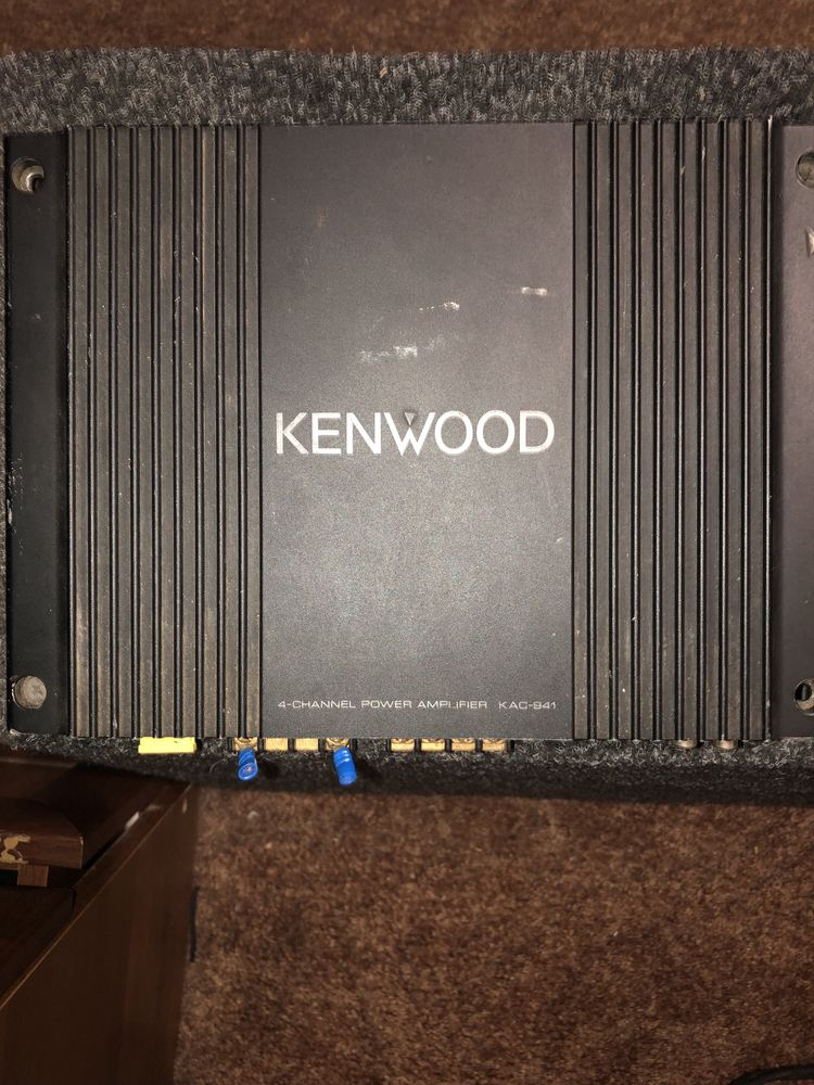 Сабвуфер Alphard 10 і підсилювач 4-х канальний KENWOOD KAC-941