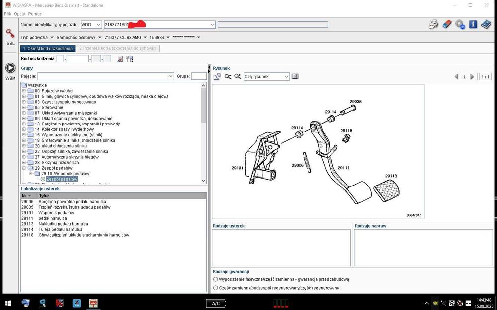 STAR DIAGNOSIS MB 09-12/2023 na laptopie.