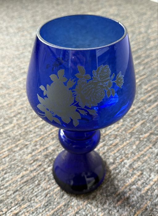 Wazon niebieski PRL