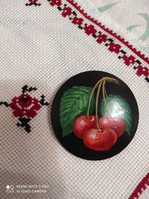 Брошь роспись ексклюзів