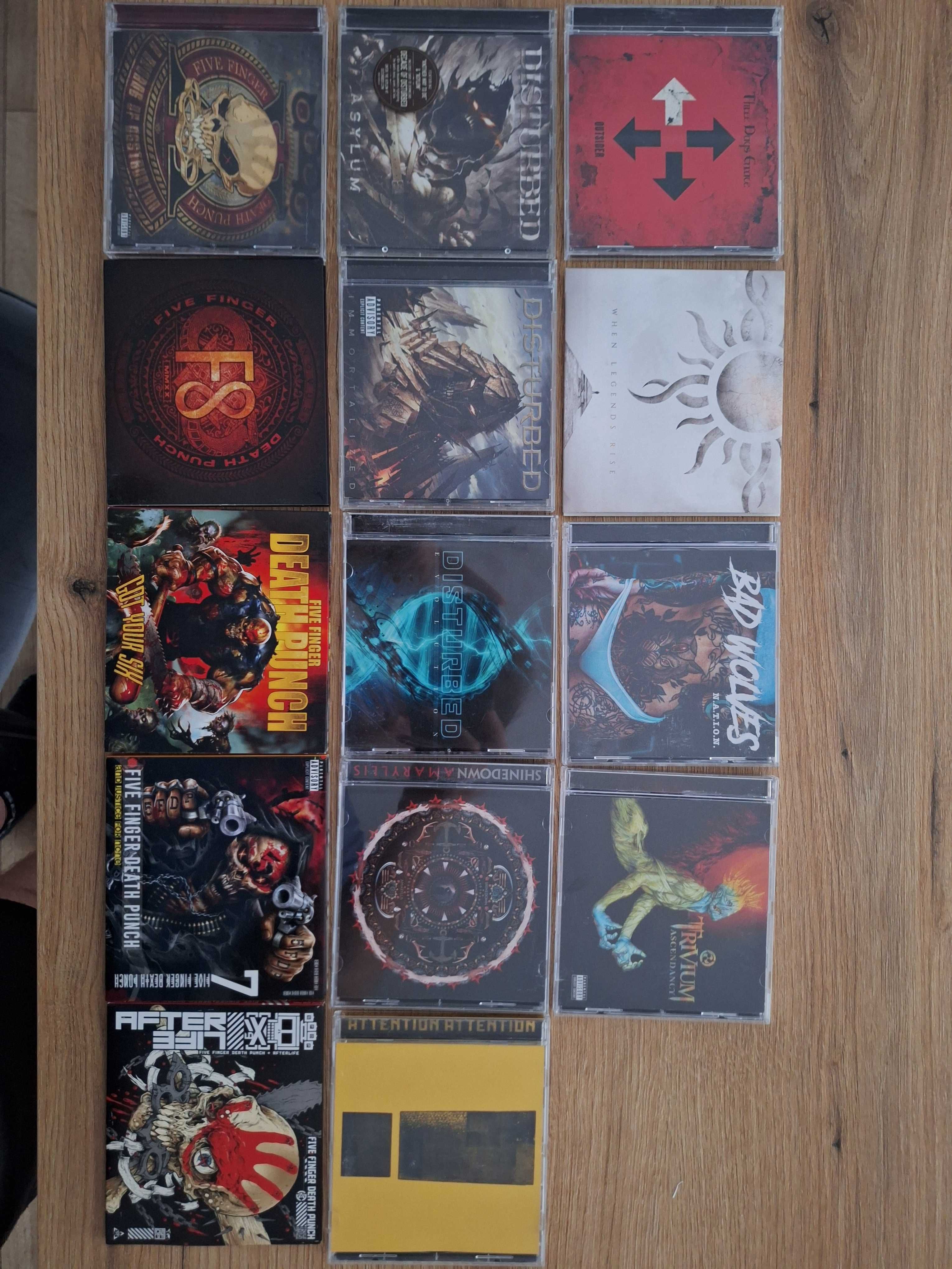 Płyty FFDP, Disturbed, Shinedown, Three Days Grace, BadWolve
