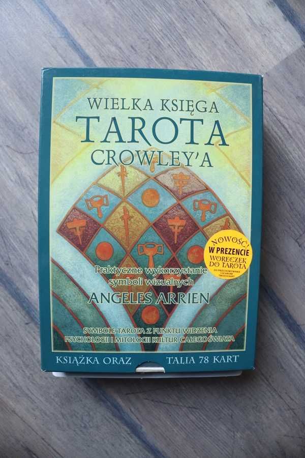 Wielka Księga Tarota Crowley'a tarot książka+ talia kart nowe
