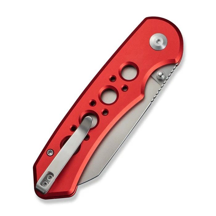 Nóż składany Civivi Pragma Prime Red Aluminium, Stonewashed 14C28N