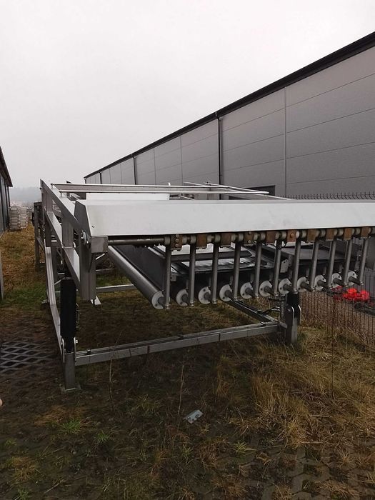 Urządzenia do obróbki ryb: defroster, odgławiarka, sortownice (3x)