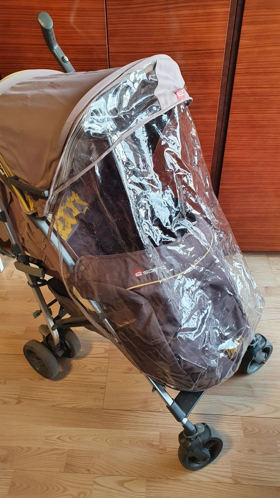 Wózek spacerówka (parasolka)+spiworek+osłonka od deszczu