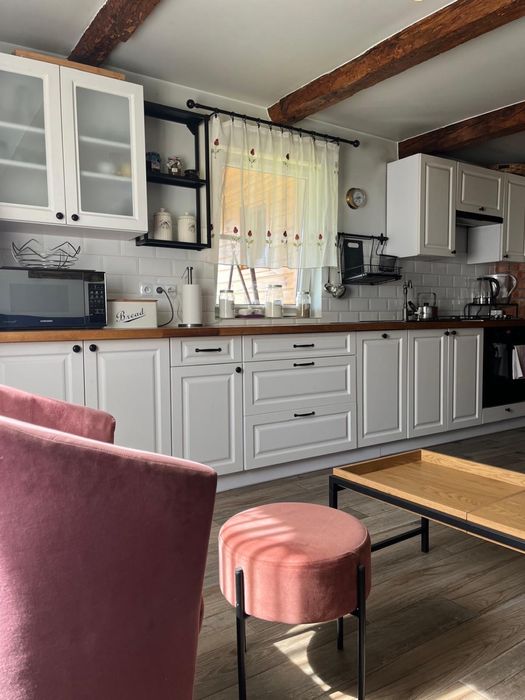 Domek do wynajęcia na dużej działce do użytku na wyłączność (z psami)