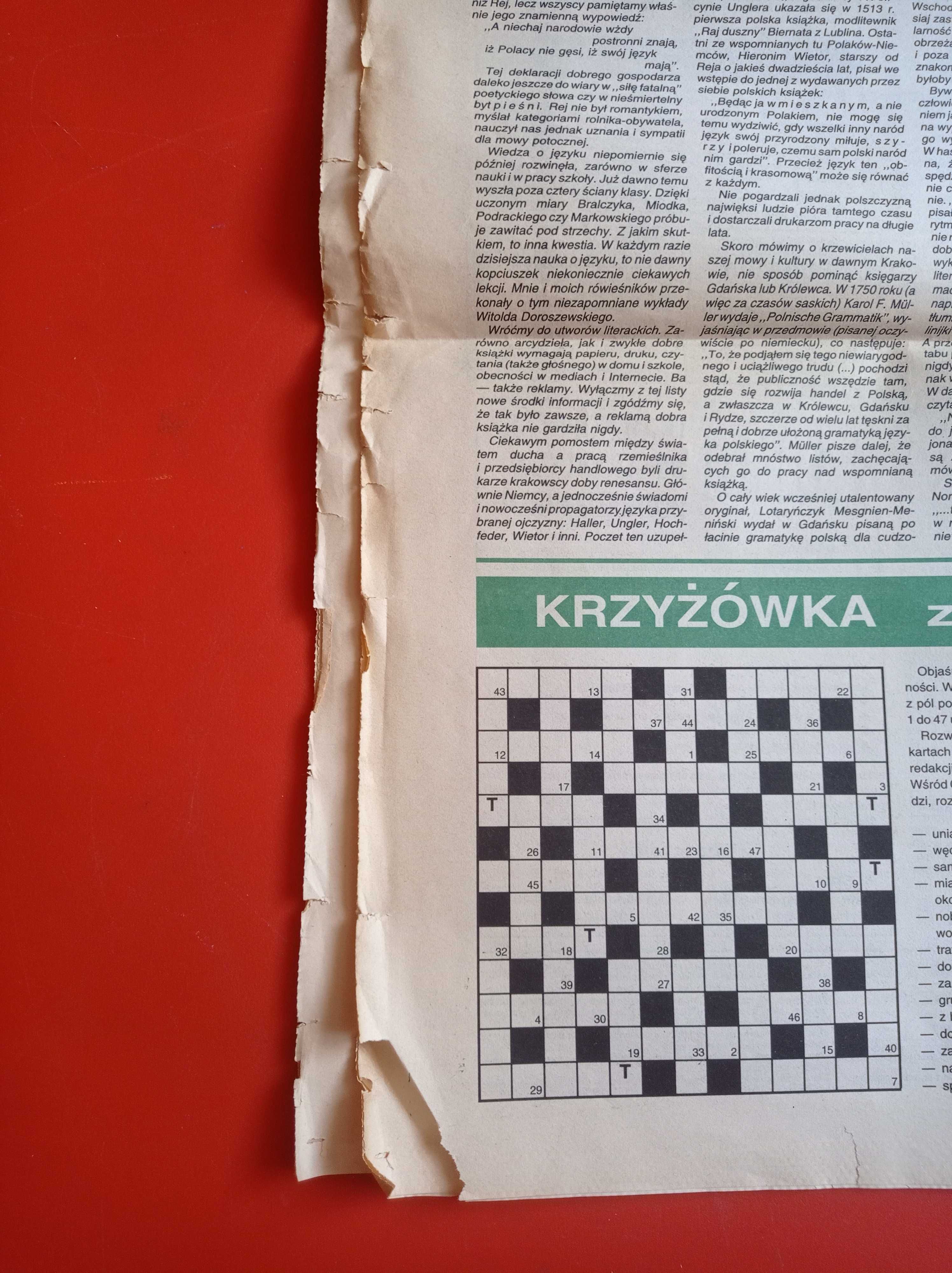 Głos nauczycielski nr 44, 31 października 2001