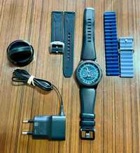 Galaxy watch S3 gear 46mm carregador original e 3 braceletes