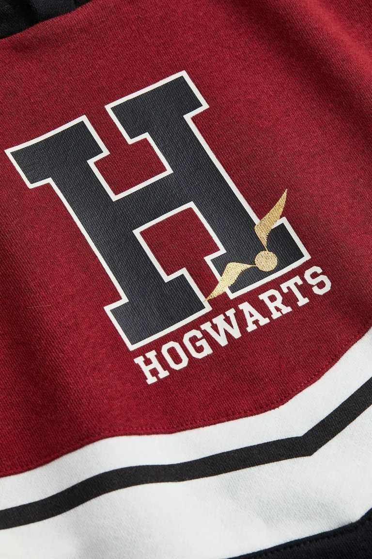 Bluza oversize z kapturem Hogwarts Legacy (Nowa z metką H&M)