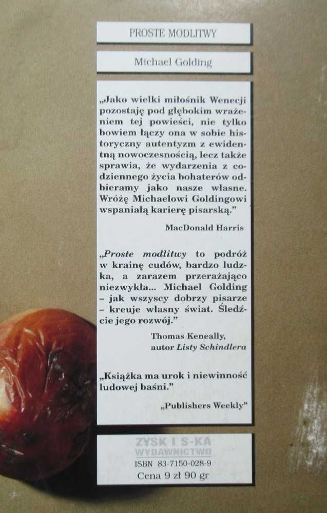 Michael Golding - Proste modlitwy (Wenecja)