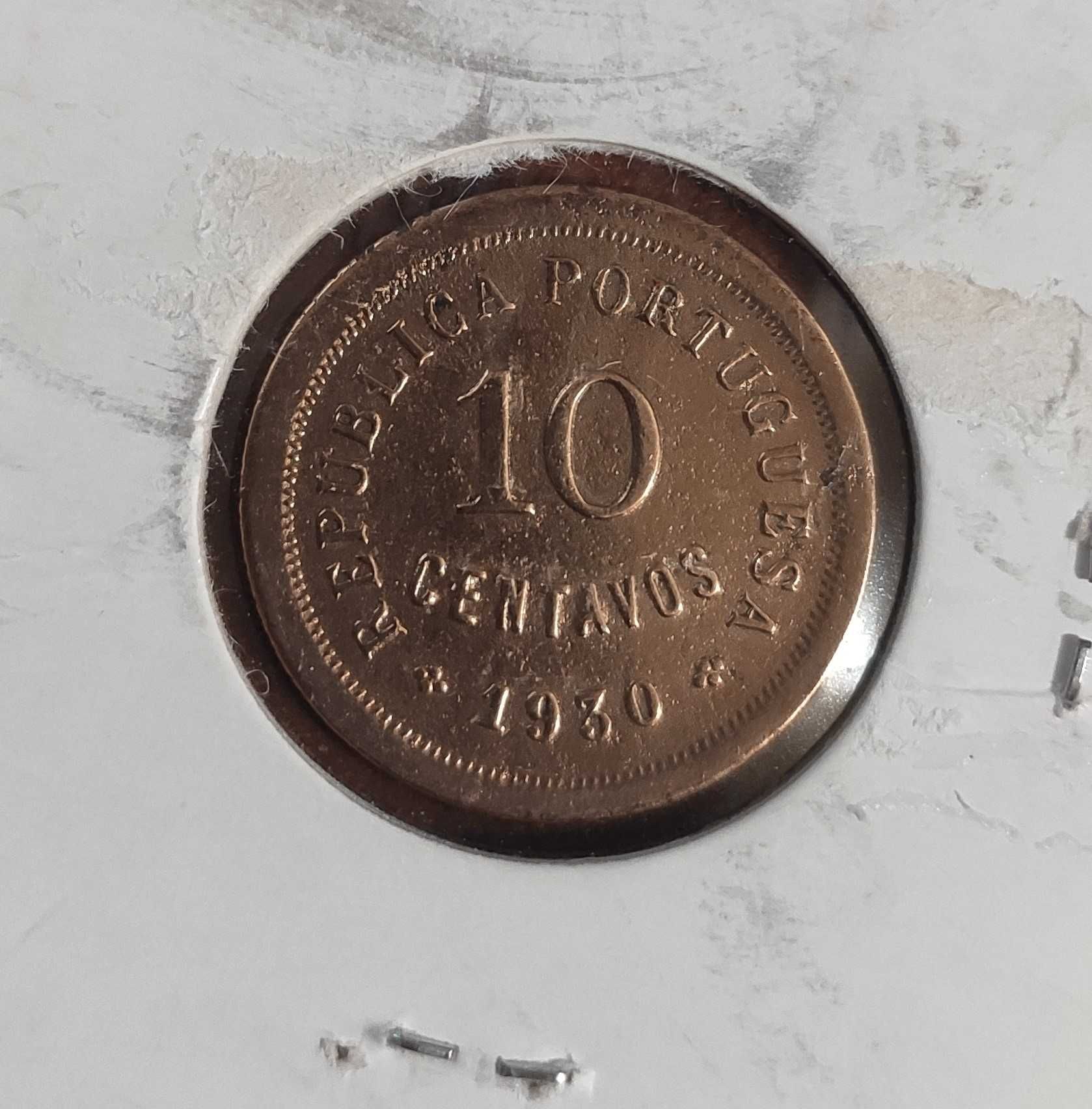 Moeda 10 Centavos 1930 - Genuína Bonita