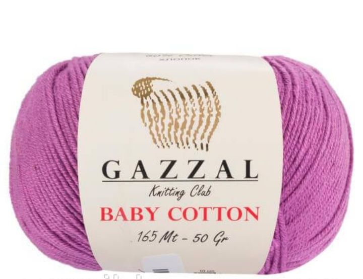 Пряжа Gazzal Beby Cotton