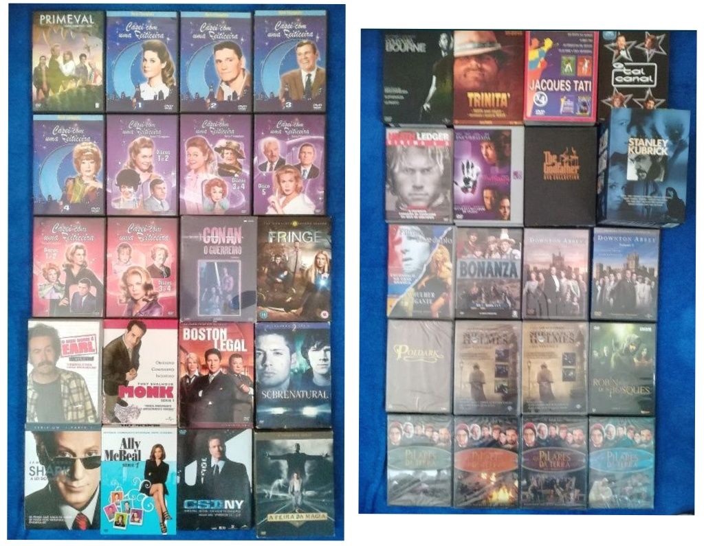 Lote de 227 títulos de DVD originais: dvd's / séries (lote 17)