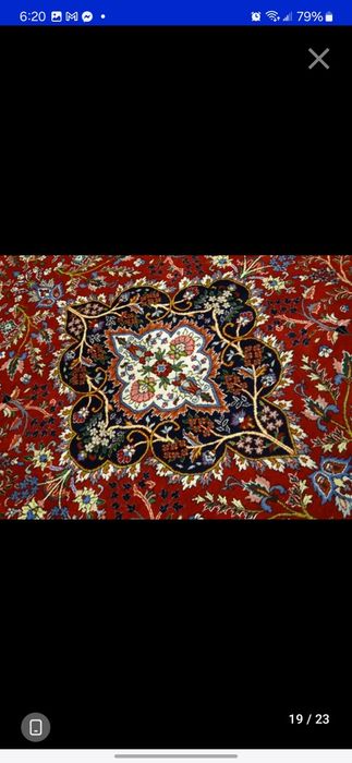 Tapete Oriental - TABRIZ original C/ CERTIFICADO 3.40cm/2.40cm