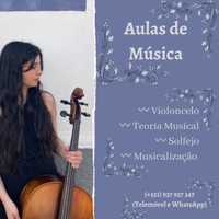 Aulas de Música - Violoncelo/Teoria musical/Musicalização