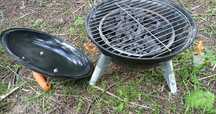 Churrasqueira grelhador portátil BBQ